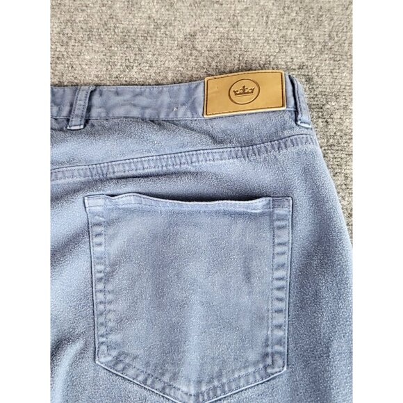 Peter Millar Pants Crown 5-Pocket Polyester Men's Size 36X32 Blue Golf‎ Workwear - Picture 9 of 10